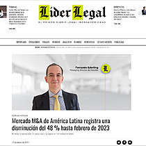 Mercado M&A de Amrica Latina registra una disminucin del 48% hasta febrero de 2023
